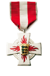 Feuerwehr-Ehrenzeichen in Silber